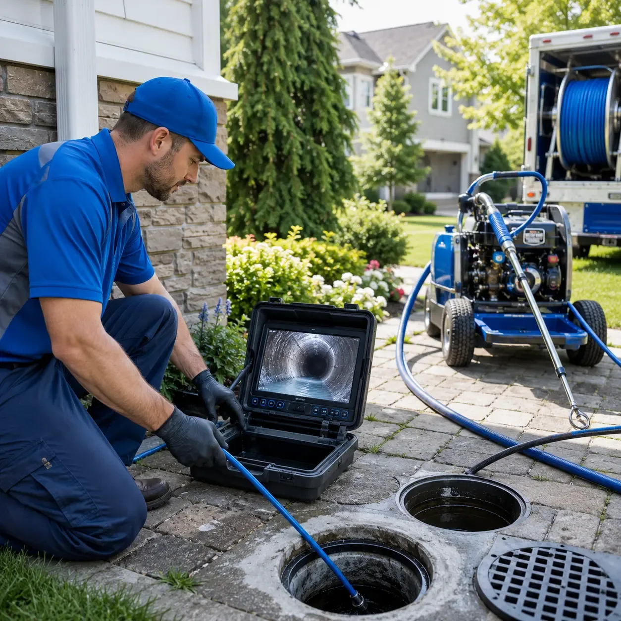 Outdoor drain cleaning professionals serving South Cairo, NY